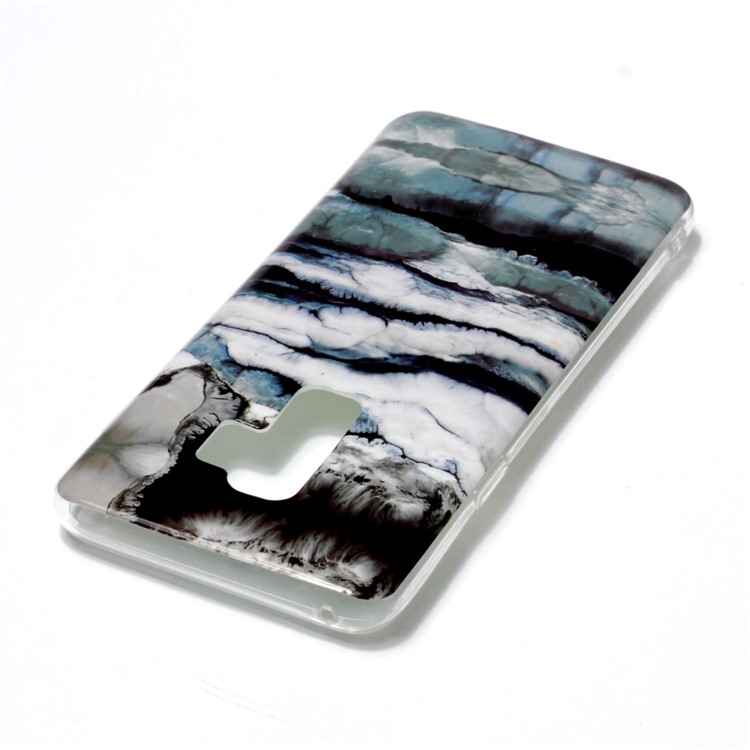 Pattern Printing IMD TPU Case Cover Shell for Samsung Galaxy S9+ SM-G965 - Marble Pattern-3