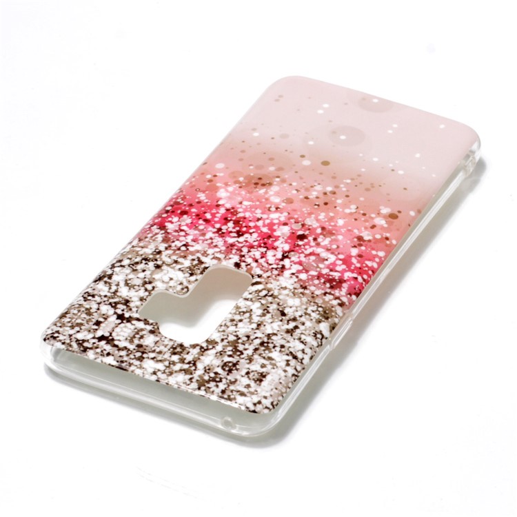 Pattern Printing IMD TPU Flexible Case for Samsung Galaxy S9+ SM-G965 - Glitter Pattern-3