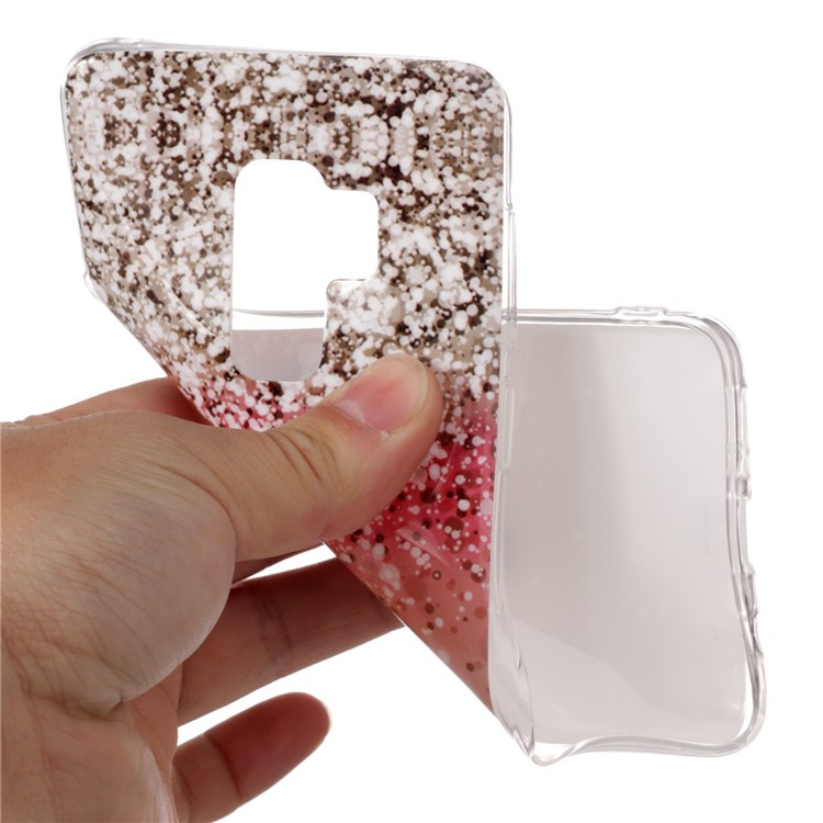 Pattern Printing IMD TPU Flexible Case for Samsung Galaxy S9+ SM-G965 - Glitter Pattern-4