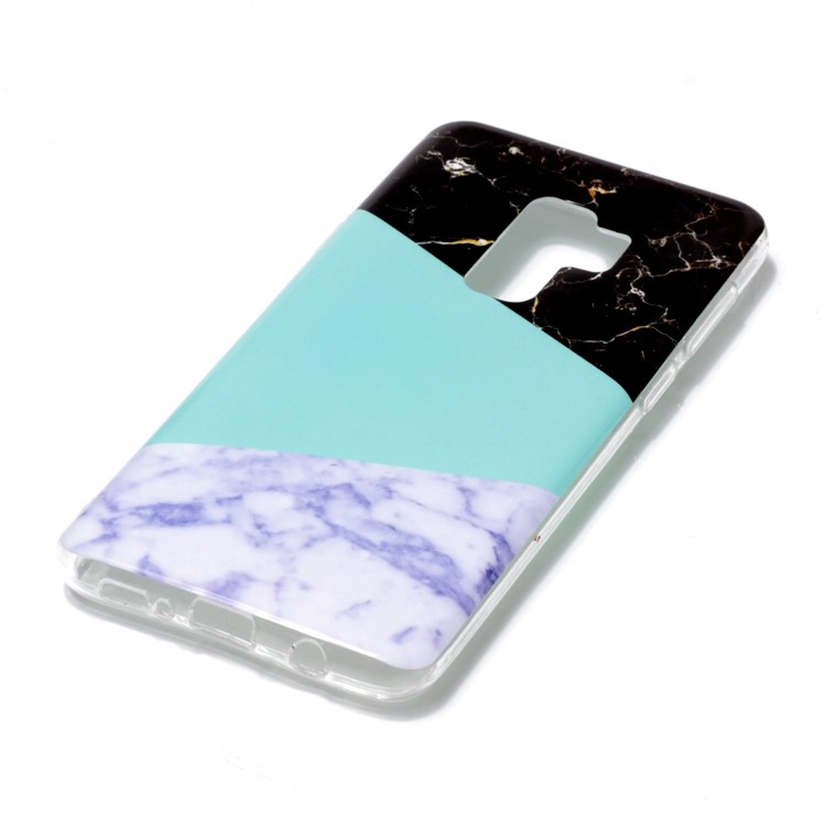 Patterned IMD TPU Case for Samsung Galaxy S9+ SM-G965 - Splicing Marble Pattern-2