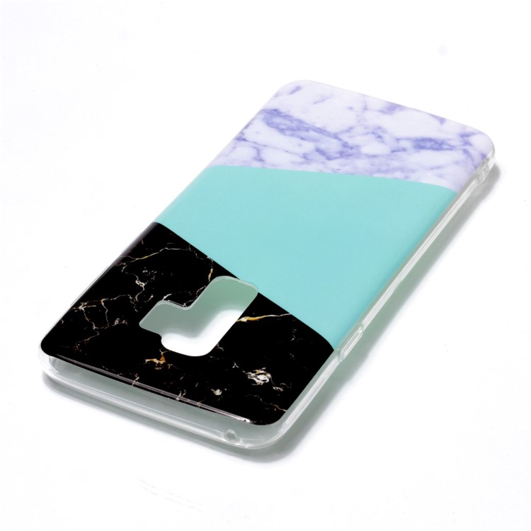 Patterned IMD TPU Case for Samsung Galaxy S9+ SM-G965 - Splicing Marble Pattern-3