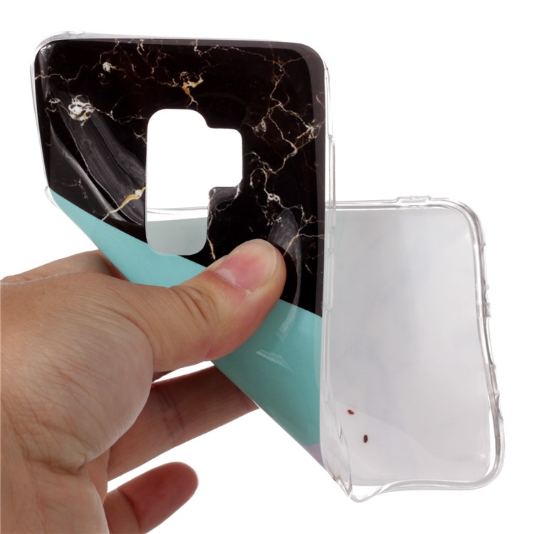 Patterned IMD TPU Case for Samsung Galaxy S9+ SM-G965 - Splicing Marble Pattern-4