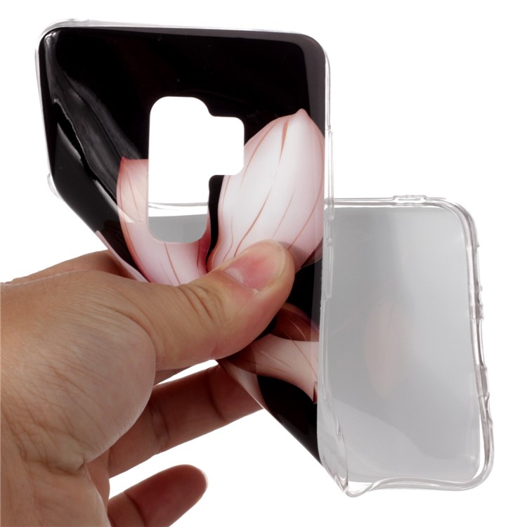 Pattern Printing IMD TPU Case Accessory for Samsung Galaxy S9+ SM-G965 - Blooming Flower-4