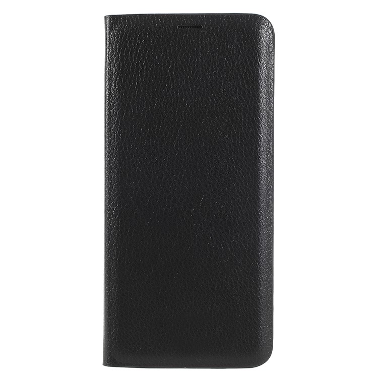 Flip PU Leather Card Holder Case for Samsung Galaxy S9 G960 - Black-1