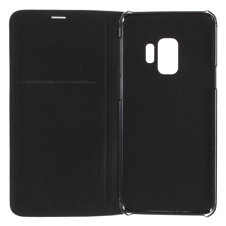 Flip PU Leather Card Holder Case for Samsung Galaxy S9 G960 - Black-8
