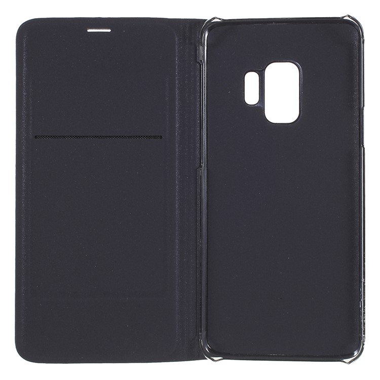 Flip PU Leather Card Holder Case Protector for Samsung Galaxy S9 G960 - Dark Blue-6