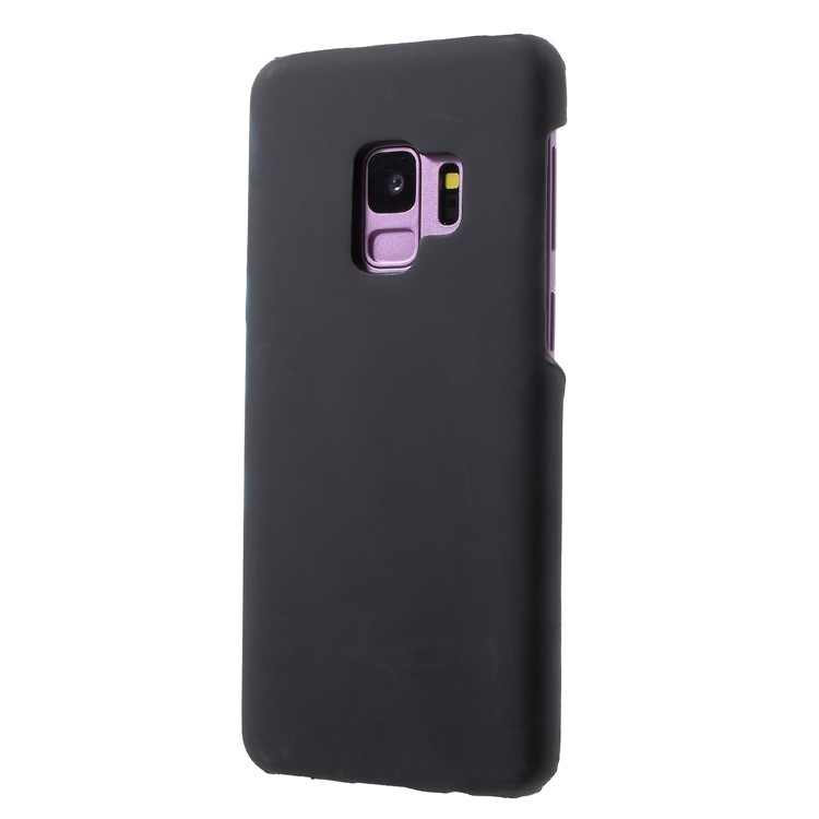 Thermal Induction Fluorescent Color Changing PC Back Cover for Samsung Galaxy S9 SM-G960 - Black / Blue-3