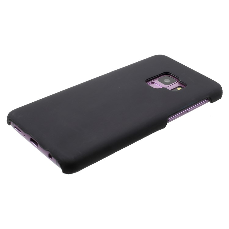 Thermal Induction Fluorescent Color Changing PC Back Cover for Samsung Galaxy S9 SM-G960 - Black / Blue-4