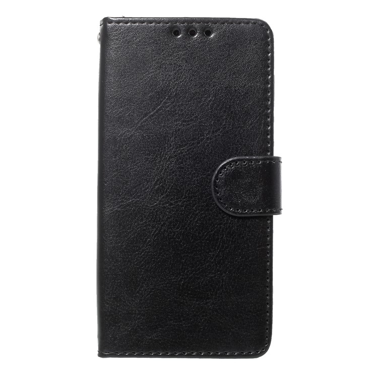 Crazy Horse Texture Wallet Stand Leather Case for Samsung Galaxy S9 SM-G960 - Black-3