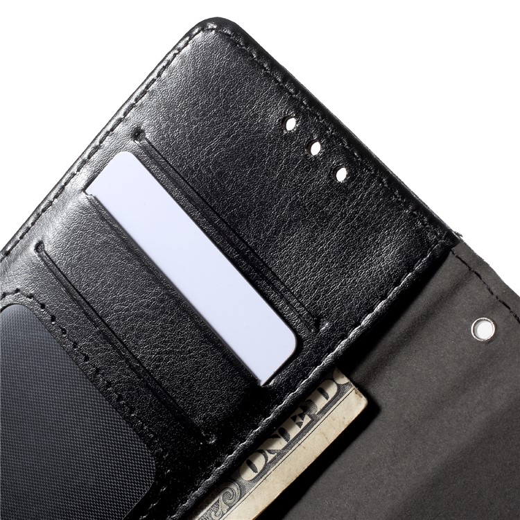 Crazy Horse Texture Wallet Stand Leather Case for Samsung Galaxy S9 SM-G960 - Black-7