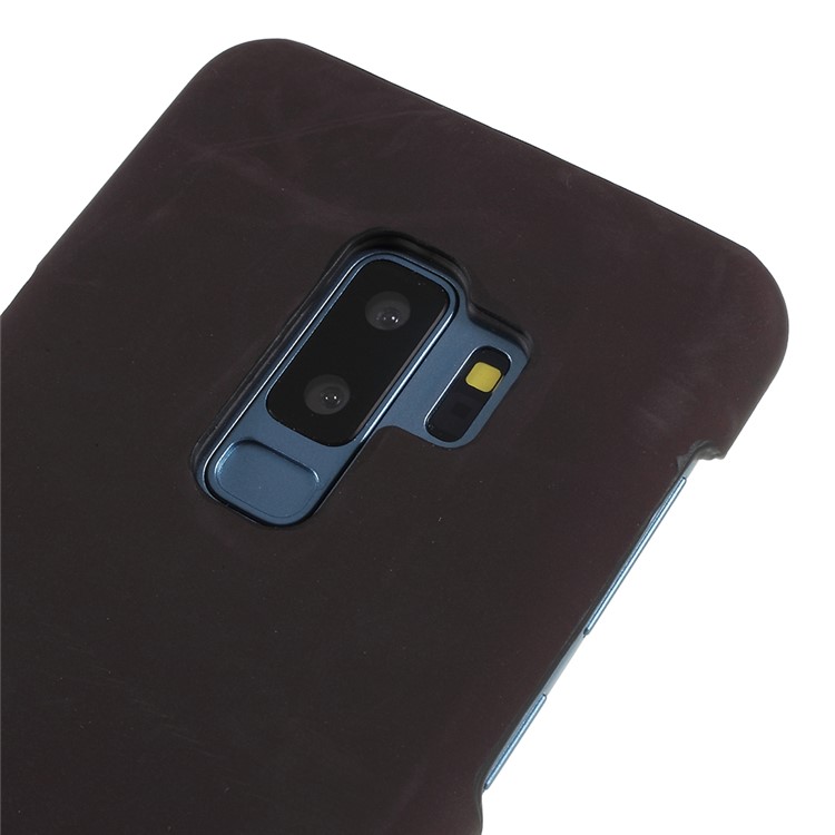 Thermal Induction Fluorescent Color Changing Hard PC Case for Samsung Galaxy S9+ SM-G965 - Black / Orange-4