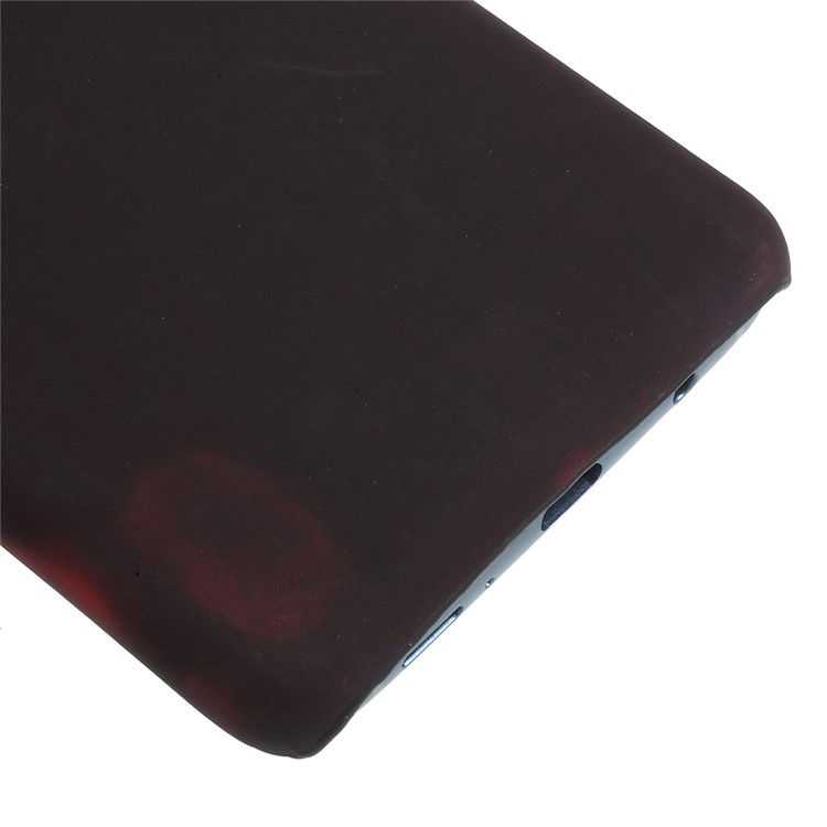 Thermal Induction Fluorescent Color Changing Hard PC Case for Samsung Galaxy S9+ SM-G965 - Black / Orange-5