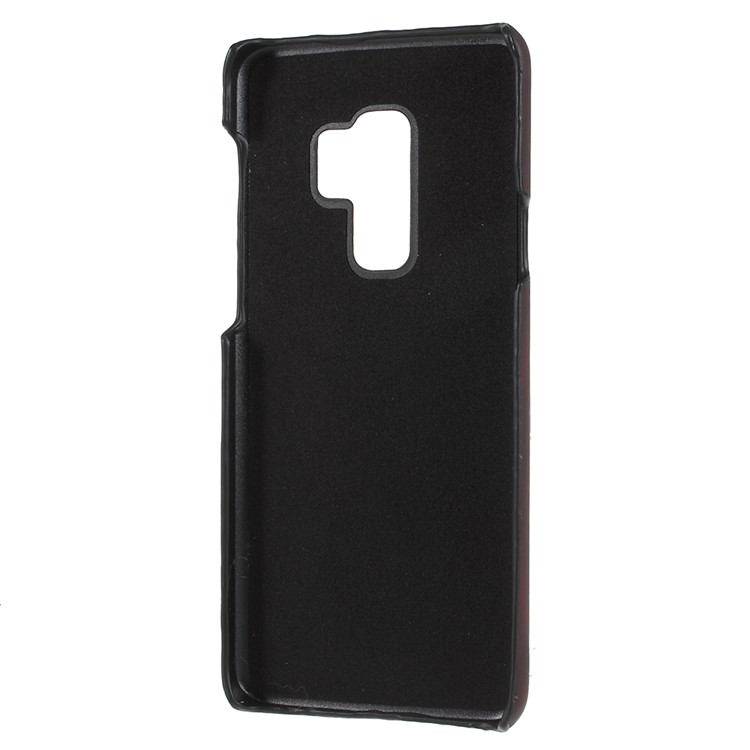 Thermal Induction Fluorescent Color Changing Hard PC Case for Samsung Galaxy S9+ SM-G965 - Black / Orange-6