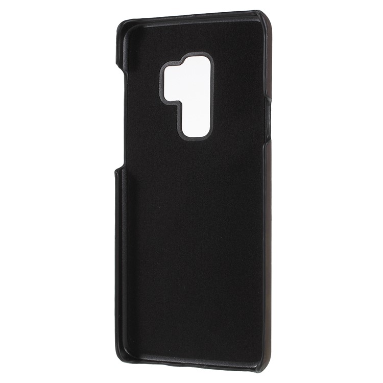 Thermal Induction Fluorescent Color Changing Hard Cell Phone Case for Samsung Galaxy S9+ SM-G965 - Black / Green-4