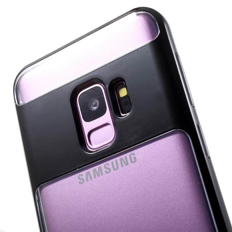 Detachable Soft TPU + Hard PC Hybrid Case with Kickstand for Samsung Galaxy S9 SM-G960 - Black-8