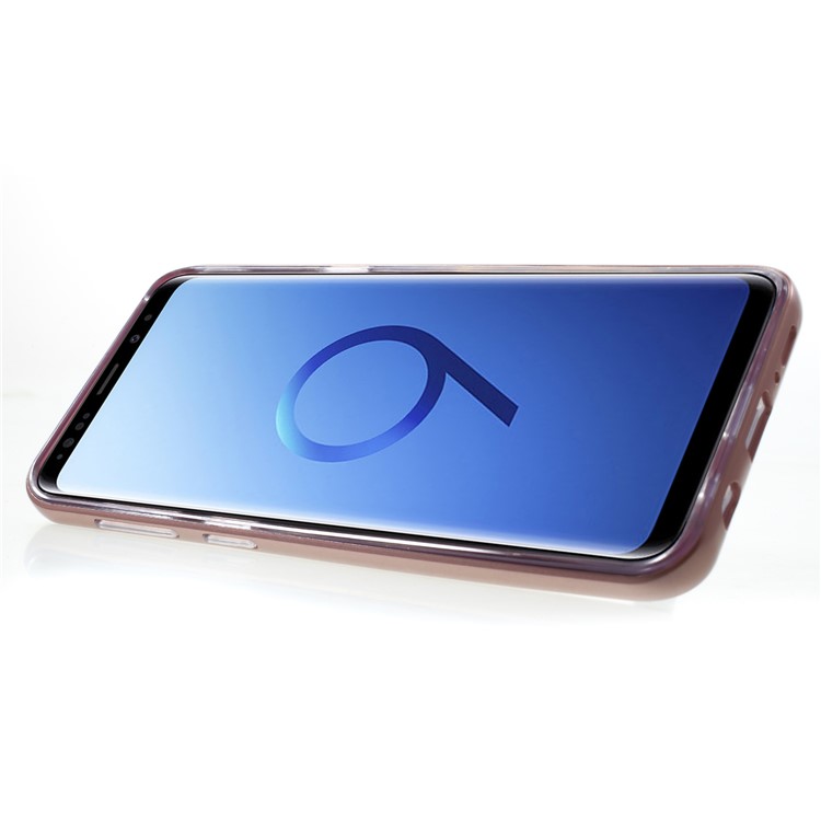 Detachable Soft TPU + Hard PC Combo Case with Kickstand for Samsung Galaxy S9 SM-G960 - Rose Gold-4