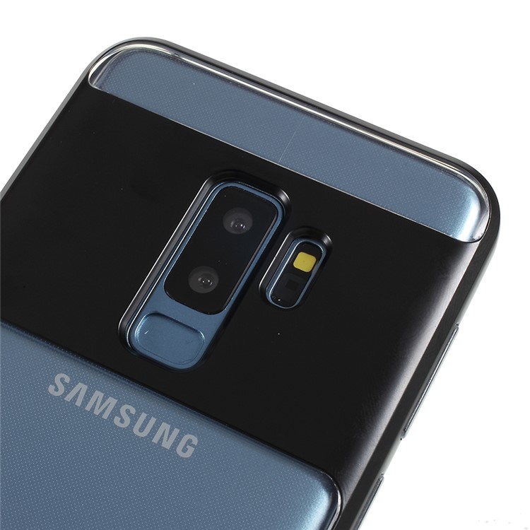 Detachable Soft TPU + Hard PC Hybrid Case with Kickstand for Samsung Galaxy S9+ SM-G965 - Black-4