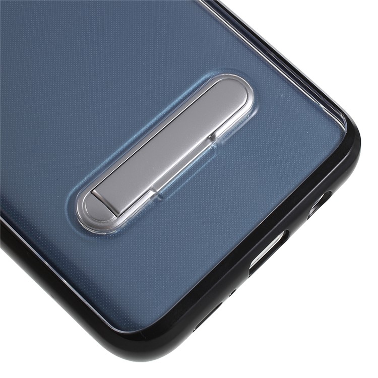 Detachable Soft TPU + Hard PC Hybrid Case with Kickstand for Samsung Galaxy S9+ SM-G965 - Black-5