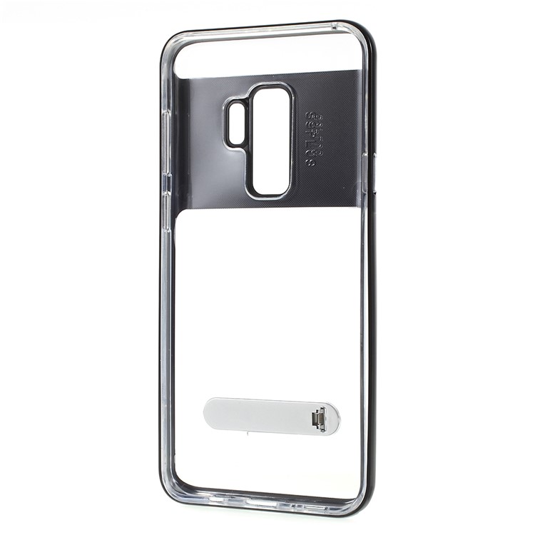 Detachable Soft TPU + Hard PC Hybrid Case with Kickstand for Samsung Galaxy S9+ SM-G965 - Black-8