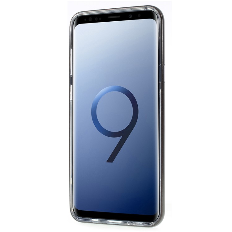 Detachable Soft TPU + Hard PC Combo Casing with Kickstand for Samsung Galaxy S9+ SM-G965 - Grey-3