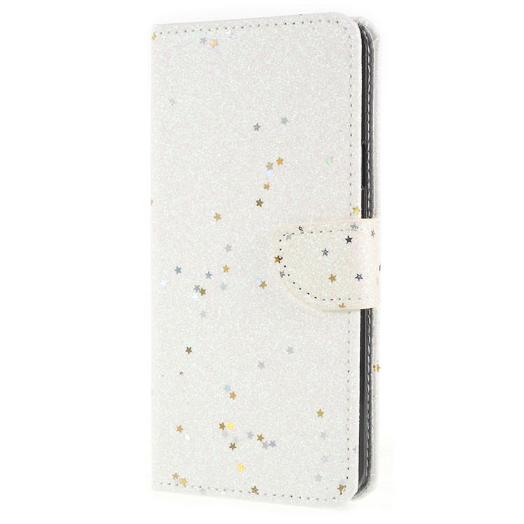 Custodia Portafoglio In Similpelle Flash Con Supporto Per Samsung Galaxy S9 + G965 - Bianca-2