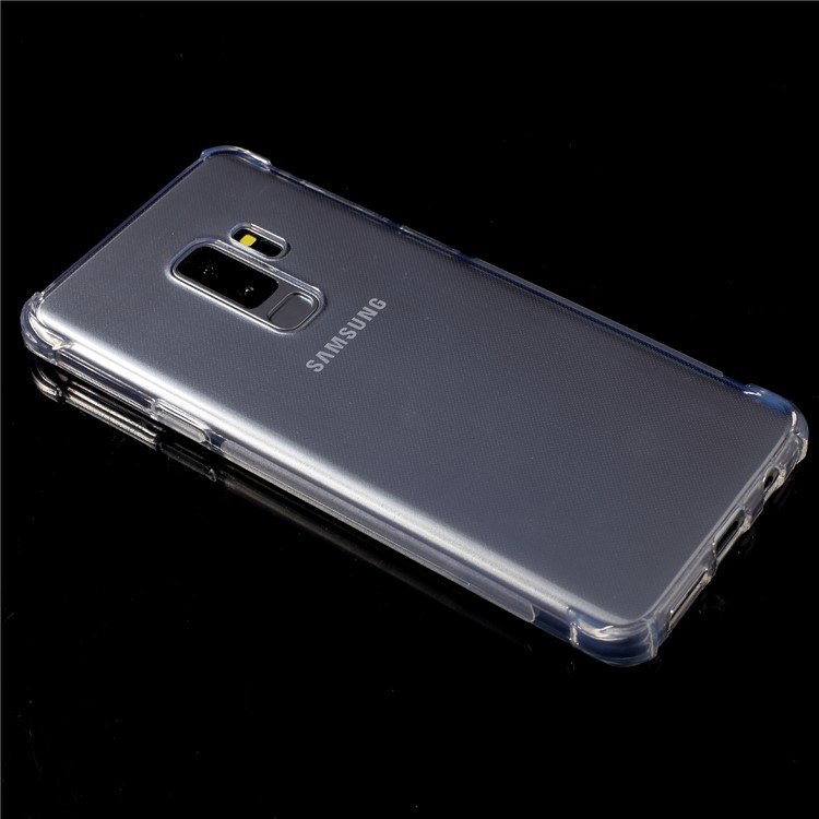 Drop-resistant Clear TPU Mobile Phone Cover Shell for Samsung Galaxy S9 Plus SM-G965-3