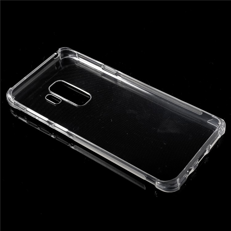 Drop-resistant Clear TPU Mobile Phone Cover Shell for Samsung Galaxy S9 Plus SM-G965-5