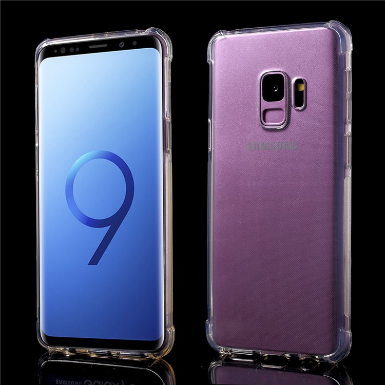 Drop-resistant Clear TPU Cell Phone Case for Samsung Galaxy S9 SM-G960-1