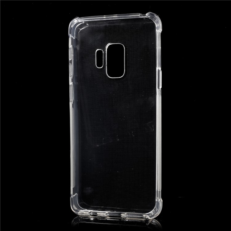 Drop-resistant Clear TPU Cell Phone Case for Samsung Galaxy S9 SM-G960-5