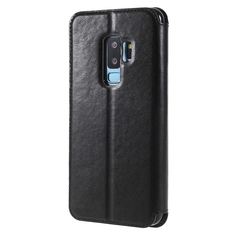 ROAR KOREA Noble View Leather Card Holder Case Stand for Samsung Galaxy S9+ G965 - Black-2