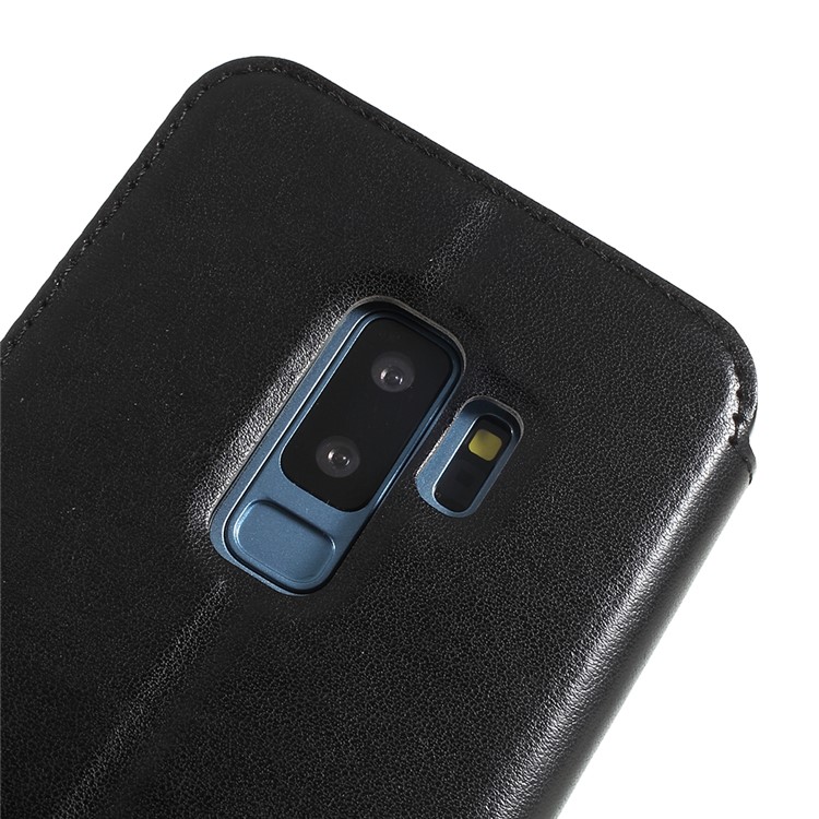 ROAR KOREA Noble View Leather Card Holder Case Stand for Samsung Galaxy S9+ G965 - Black-5