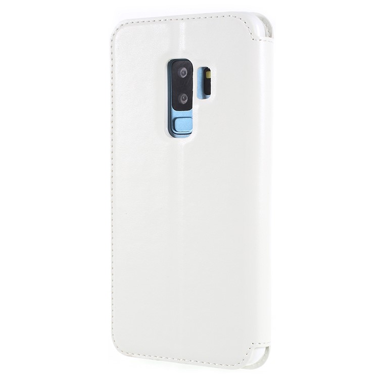 ROAR KOREA Noble View Leather Card Holder Phone Case for Samsung Galaxy S9 Plus G965 - White-3