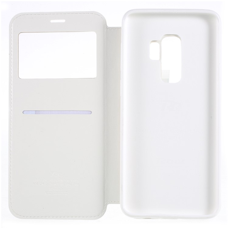 ROAR KOREA Noble View Leather Card Holder Phone Case for Samsung Galaxy S9 Plus G965 - White-7