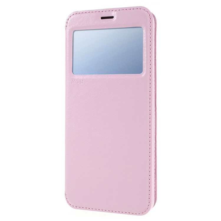 ROAR KOREA Noble View Leather Card Holder Mobile Cover for Samsung Galaxy S9+ G965 - Pink-2