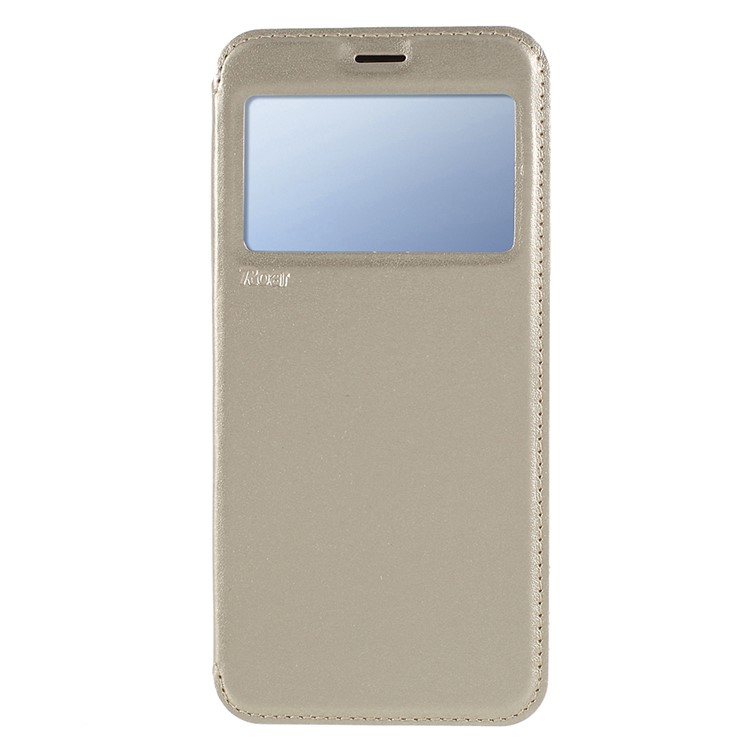 ROAR KOREA Noble View Leather Card Holder Protective Phone Case for Samsung Galaxy S9+ G965 - Gold-1