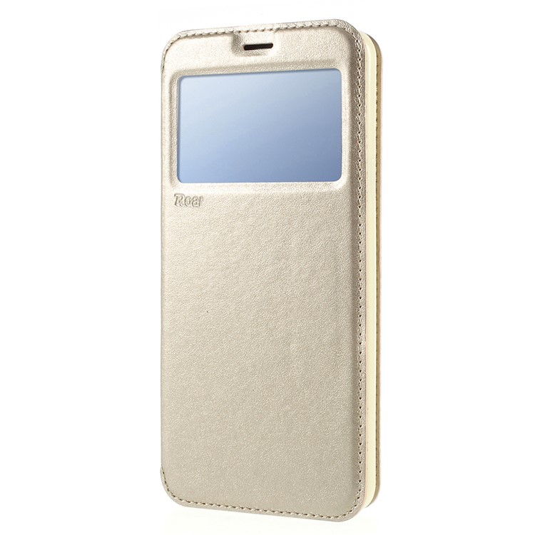ROAR KOREA Noble View Leather Card Holder Protective Phone Case for Samsung Galaxy S9+ G965 - Gold-2