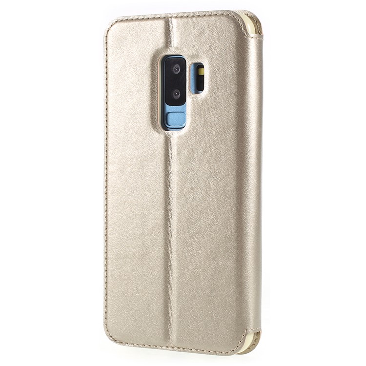 ROAR KOREA Noble View Leather Card Holder Protective Phone Case for Samsung Galaxy S9+ G965 - Gold-3