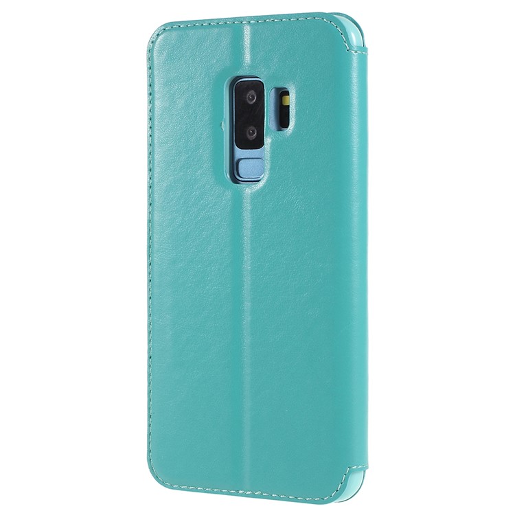 ROAR KOREA Noble View Leather Stand Cover Accessory for Samsung Galaxy S9+ G965 - Baby Blue-3