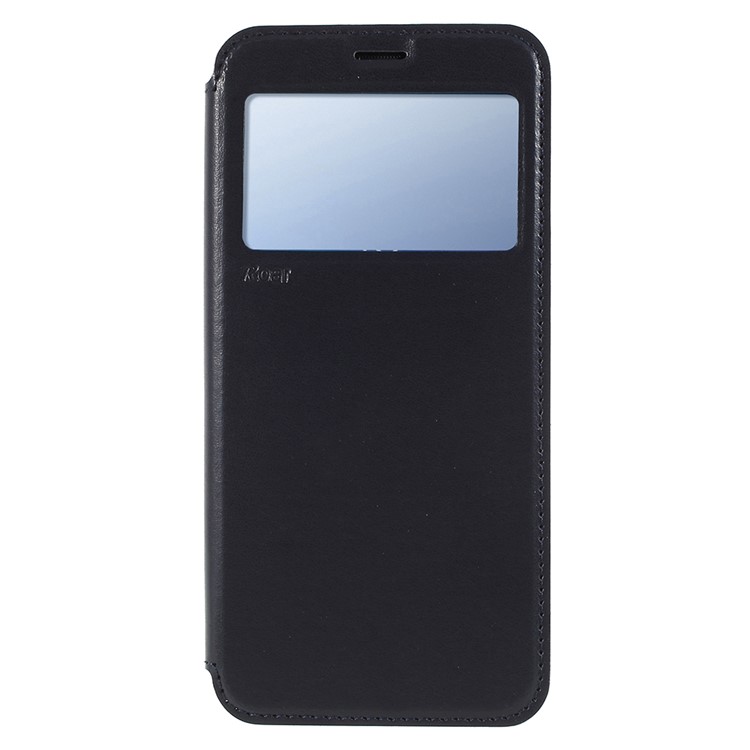 ROAR KOREA Noble View Leather Card Holder Stand Flip Case for Samsung Galaxy S9+ G965 - Dark Blue-1