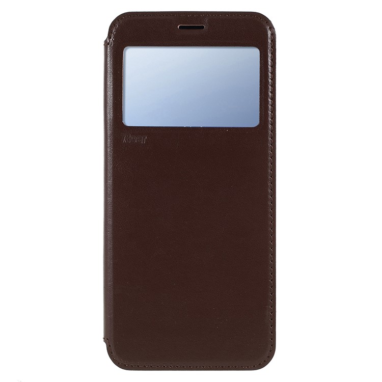 ROAR KOREA Noble View Leather Stand Folio Phone Case for Samsung Galaxy S9+ G965 - Brown-1