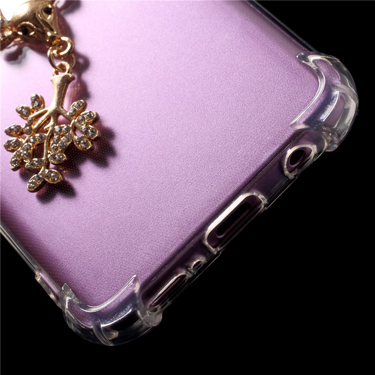 Luftkissen Stoßfest TPU Fall Mit Diamante Elk Für Samsung Galaxy S9 G960-5