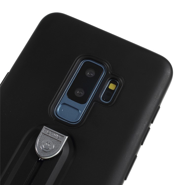 TPU Protective Shell with Kickstand for Samsung Galaxy S9+ G965 - Black-4