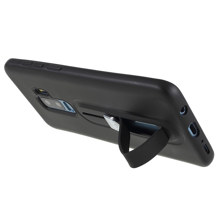 TPU Protective Shell with Kickstand for Samsung Galaxy S9+ G965 - Black-7