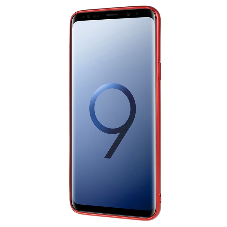 TPU Protective Mobile Phone Cover Accessory with Kickstand for Samsung Galaxy S9+ G965 - Red-3