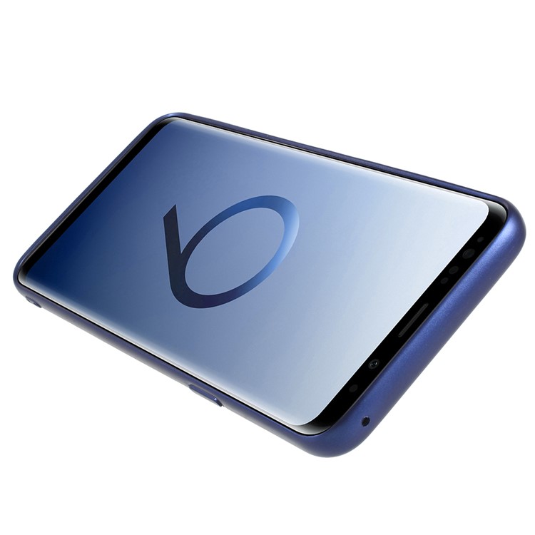 TPU Protective Kickstand Back Casing for Samsung Galaxy S9 Plus G965 - Blue-5