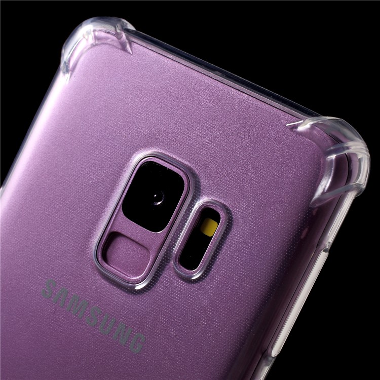 Drop-proof Clear TPU Phone Case for Samsung Galaxy S9 SM-G960-4