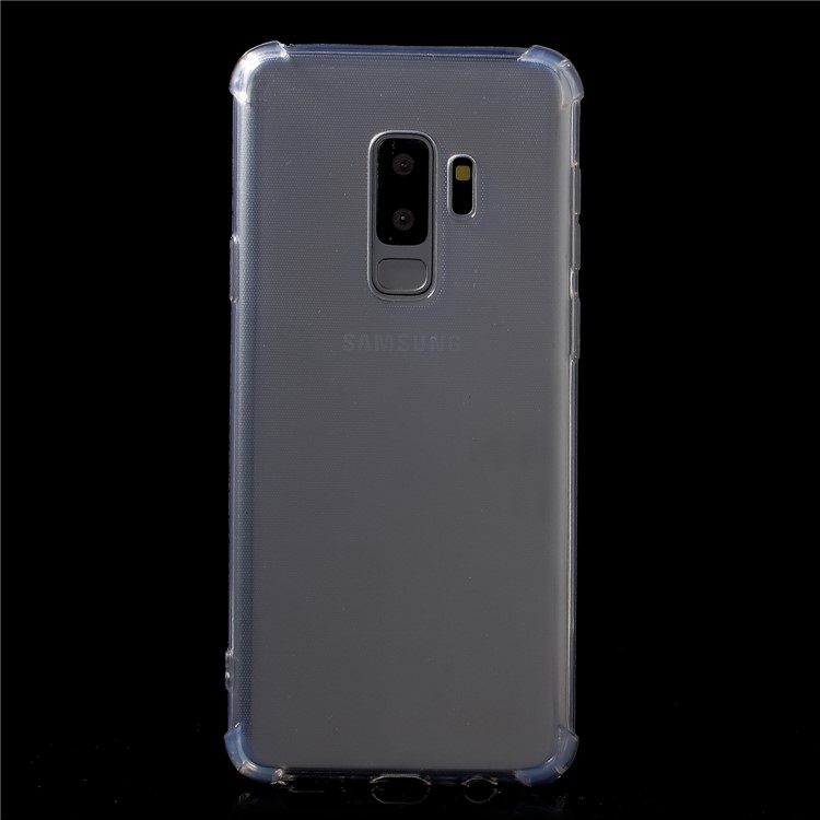 Drop-proof Clear TPU Mobile Phone Back Case for Samsung Galaxy S9 Plus SM-G965-2