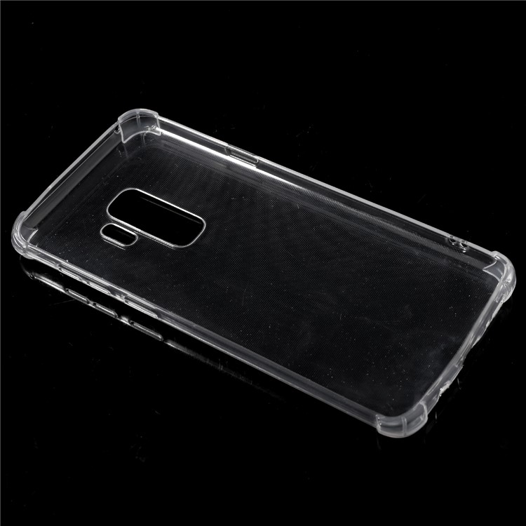 Drop-proof Clear TPU Mobile Phone Back Case for Samsung Galaxy S9 Plus SM-G965-5