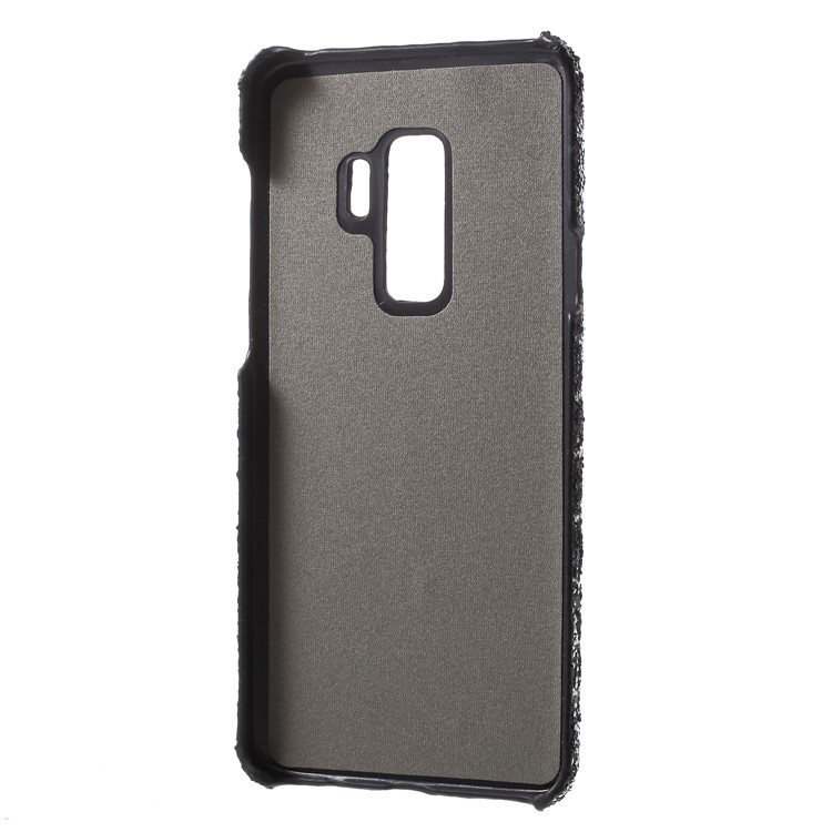 Glittery Sequins Decor PU Leather Coated PC Shell for Samsung Galaxy S9 Plus G965 - Black-5