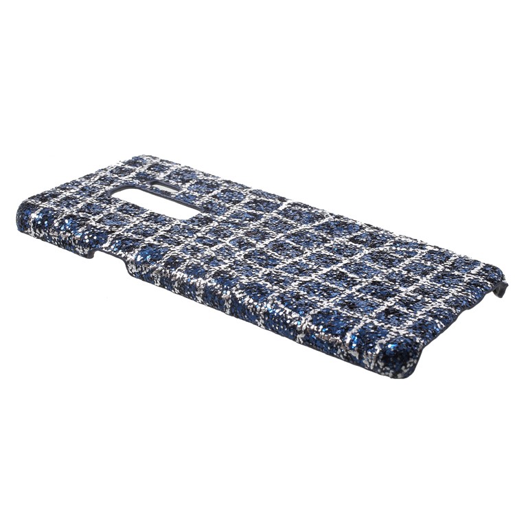 Glittery Sequins Decor PU Leather Coated PC Mobile Case for Samsung Galaxy S9 Plus G965 - Blue-3